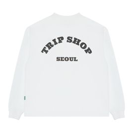 [Tripshop] BLACK MUCKBO L/SLEEVE TEE-Unisex Street Loose Fit Sweatshirt to Man Lettering Graphic - Made in Korea